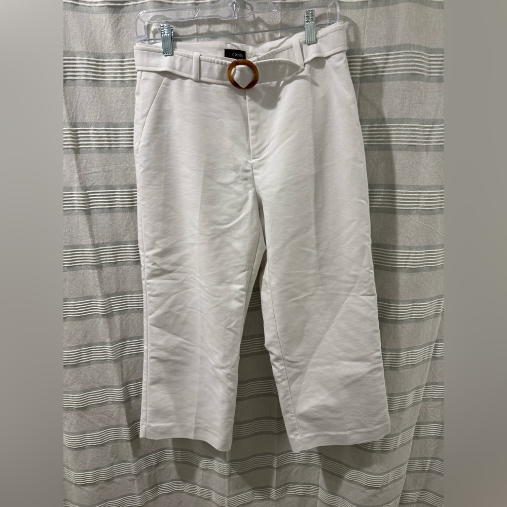 White work pants. Size 6/Medium